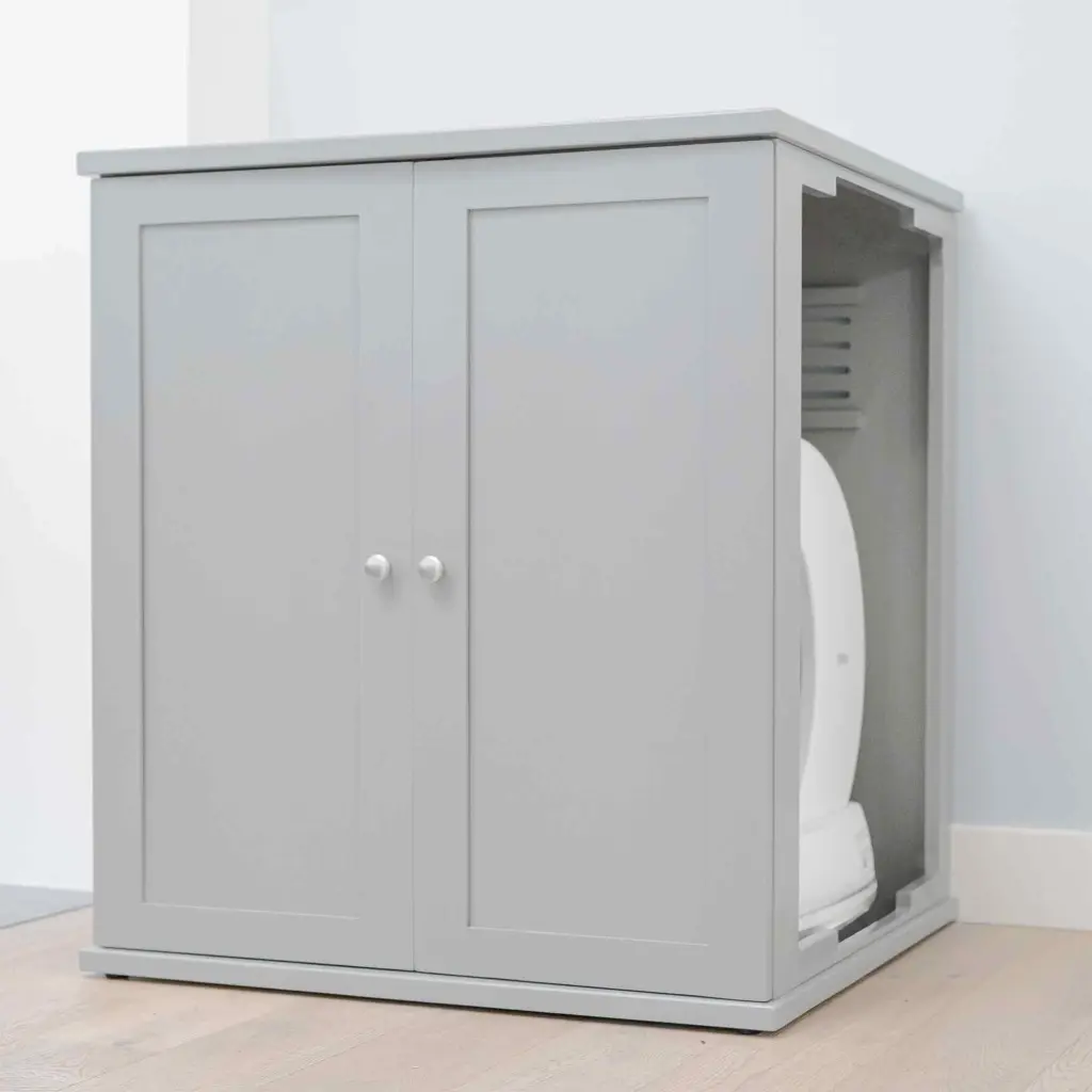 Refined Self Cleaning Litter Box - Smoke Modern