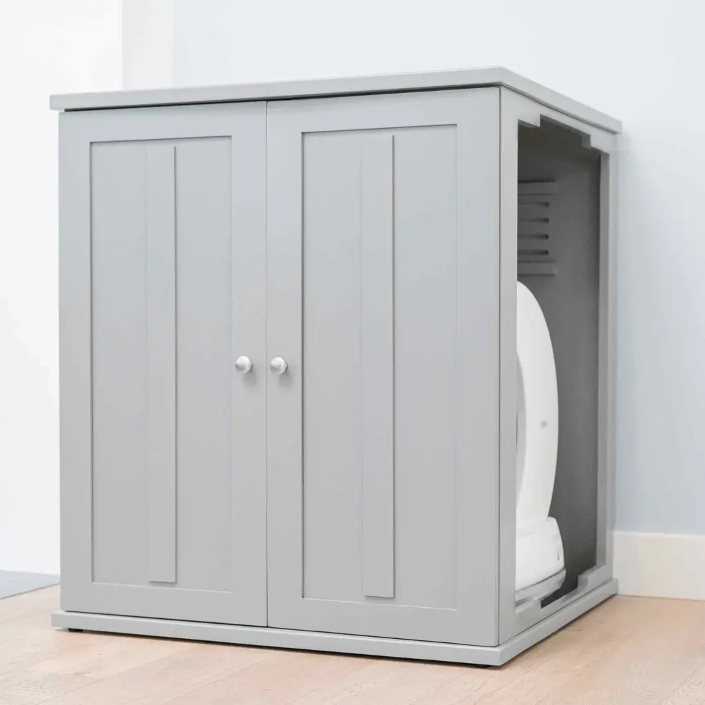 Refined Self Cleaning Litter Box - Smoke Shaker